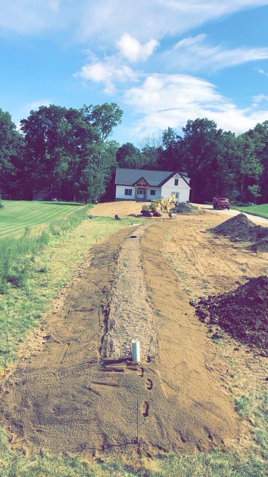 Septic Sand mound install